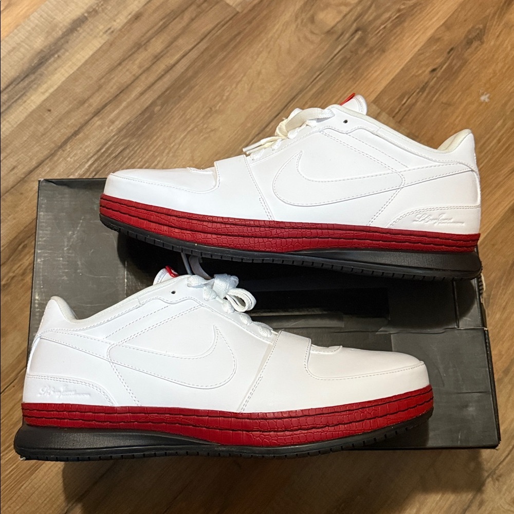 2009 Nike LeBron 6 Low 'White Varsity Red Black'